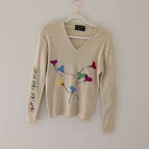 Andrew Argenti Don't Lose Your Heart Sweater - Size Medium